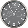 Часы настенные BRESSER MyTime ND DCF Thermo/Hygro, 25 см, серые 76443